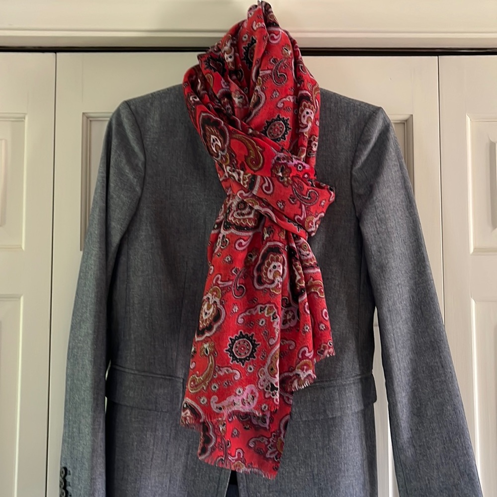 JCrew wool blend scarf